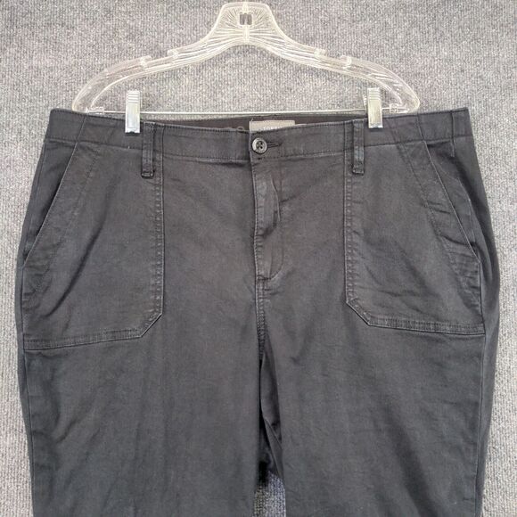 Torrid Feel The Fit Jeans Womens Plus Size 20 Black Tapered Cotton Blend - Picture 7 of 13